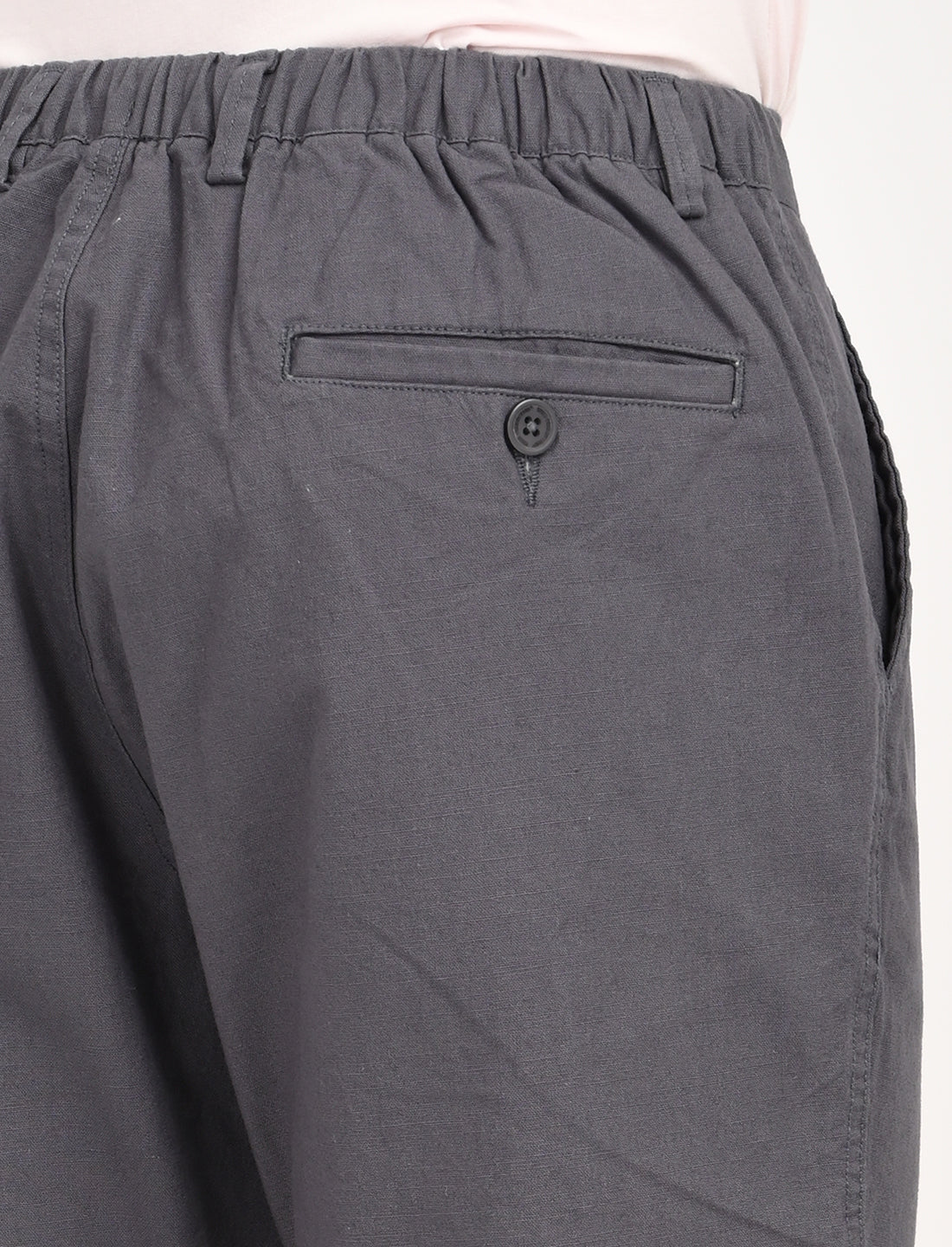 Vega Dark Grey Linen Blend Trouser