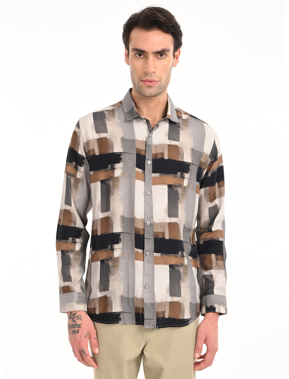 Russett Multi Color Printed Shirt