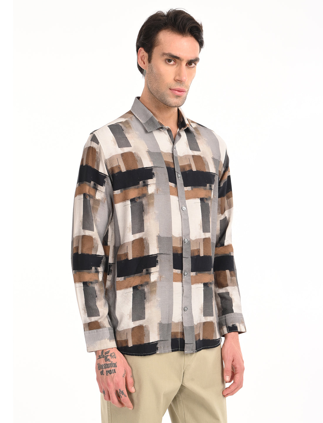 Russett Multi Color Printed Shirt