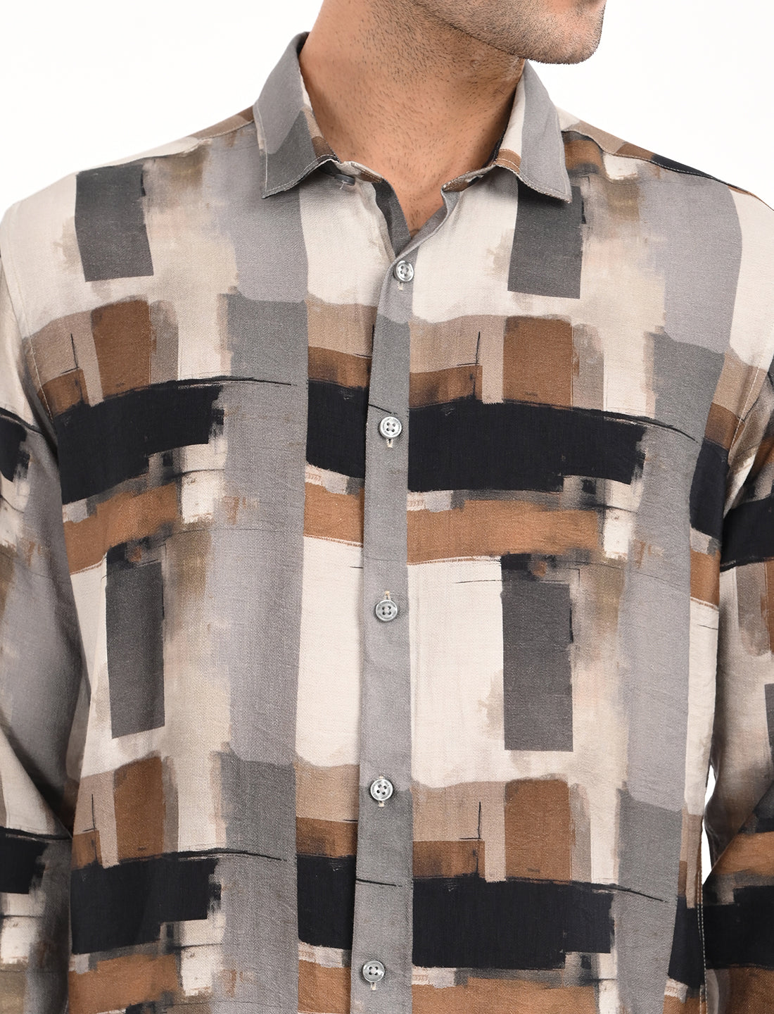 Russett Multi Color Printed Shirt