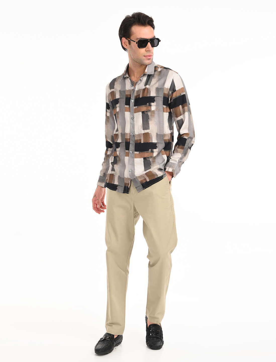 Russett Multi Color Printed Shirt