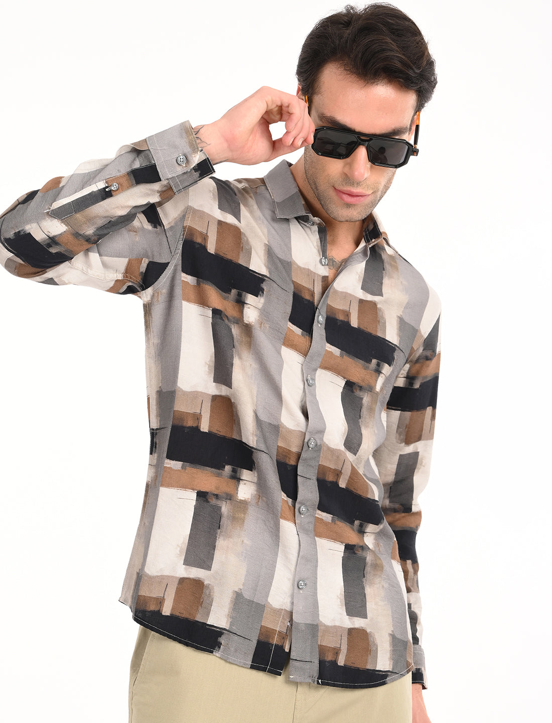 Russett Multi Color Printed Shirt