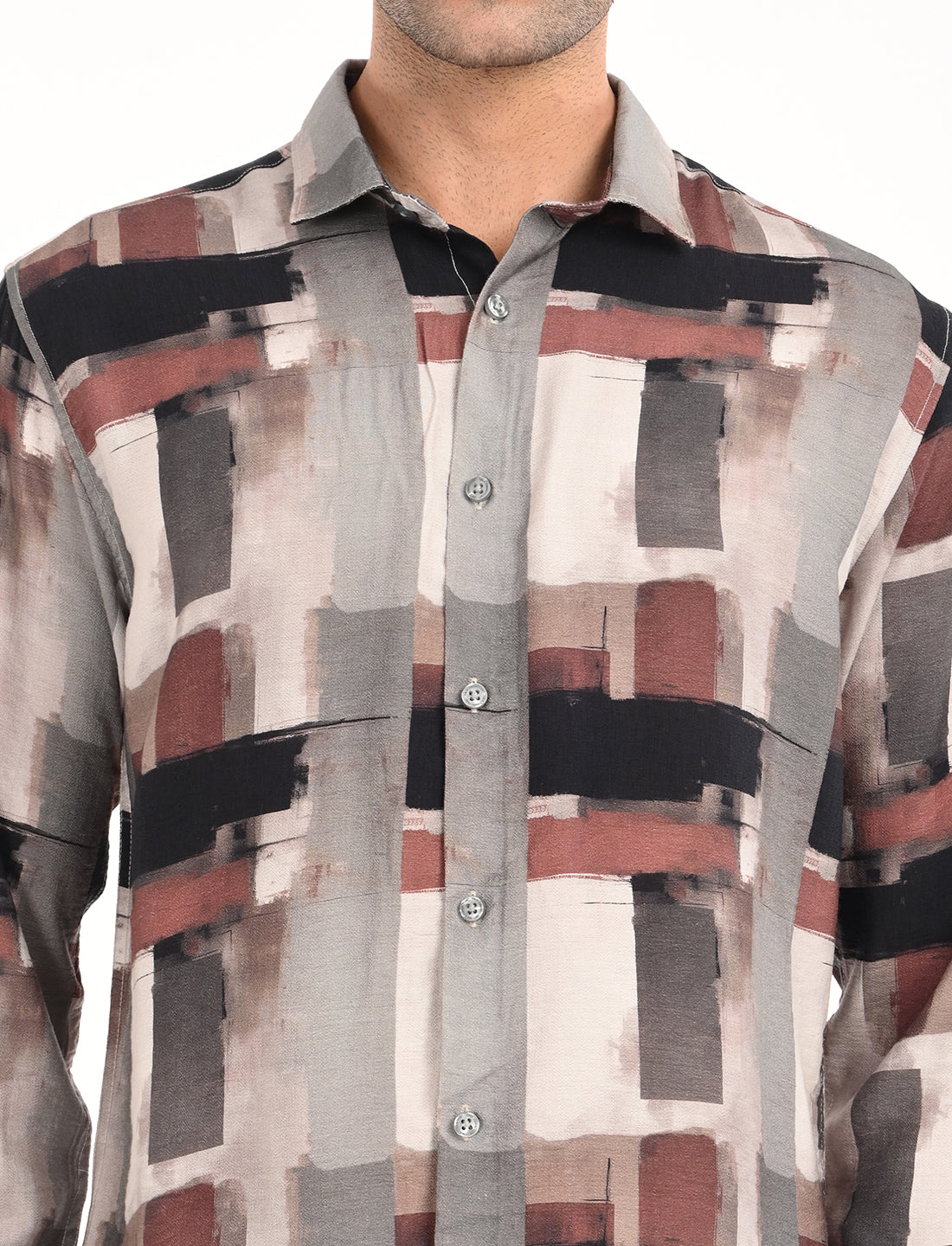 Chestnut Multi Color Printed Shirt