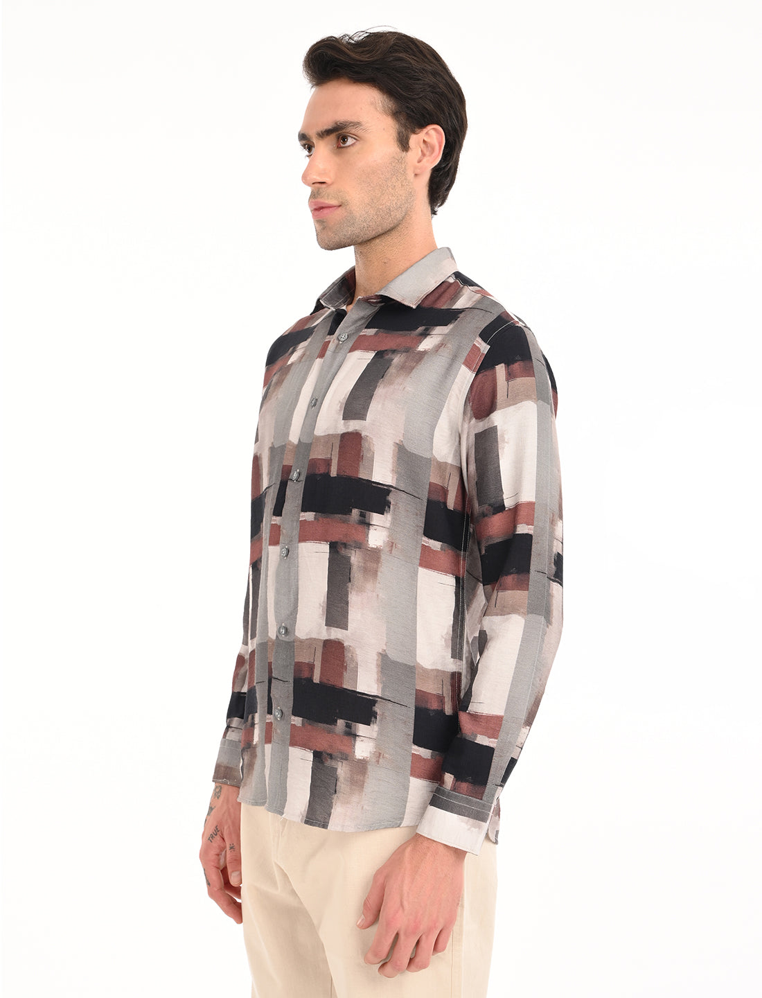 Chestnut Multi Color Printed Shirt