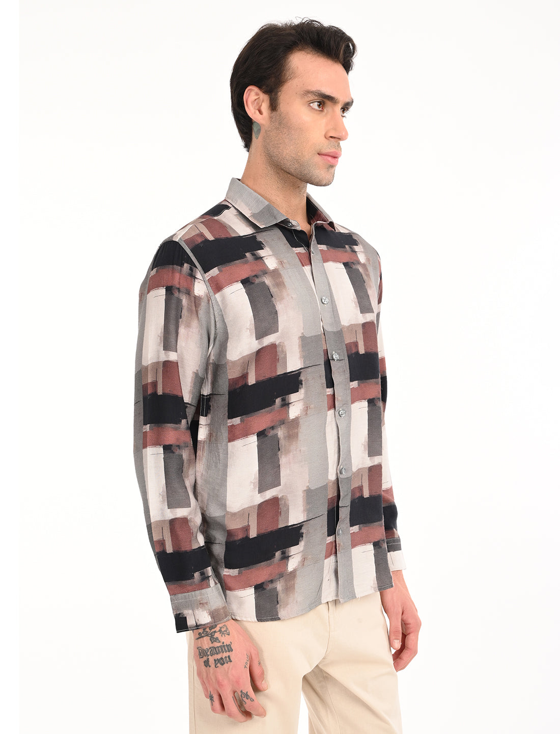 Chestnut Multi Color Printed Shirt
