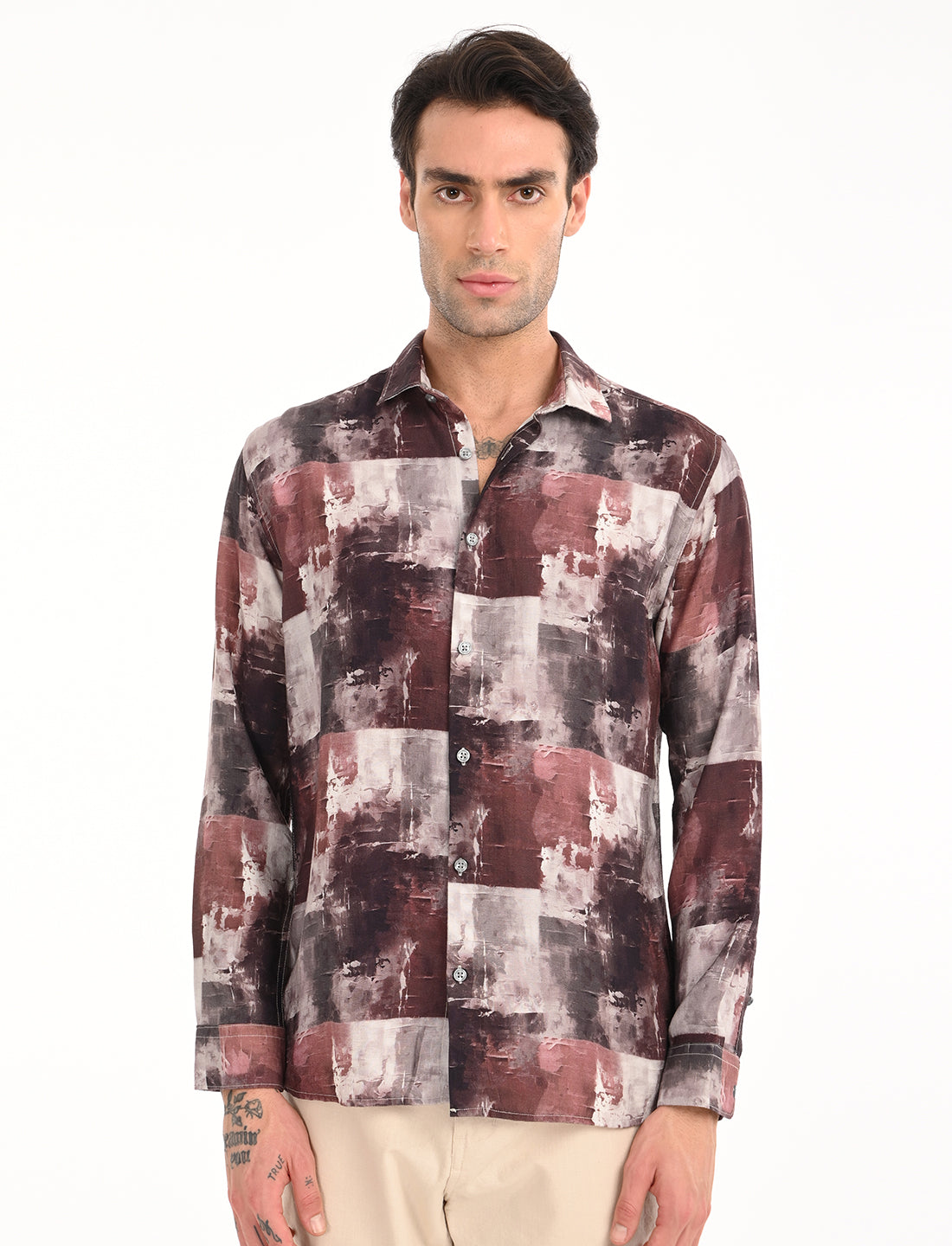 Cinnamon Printed Shirt
