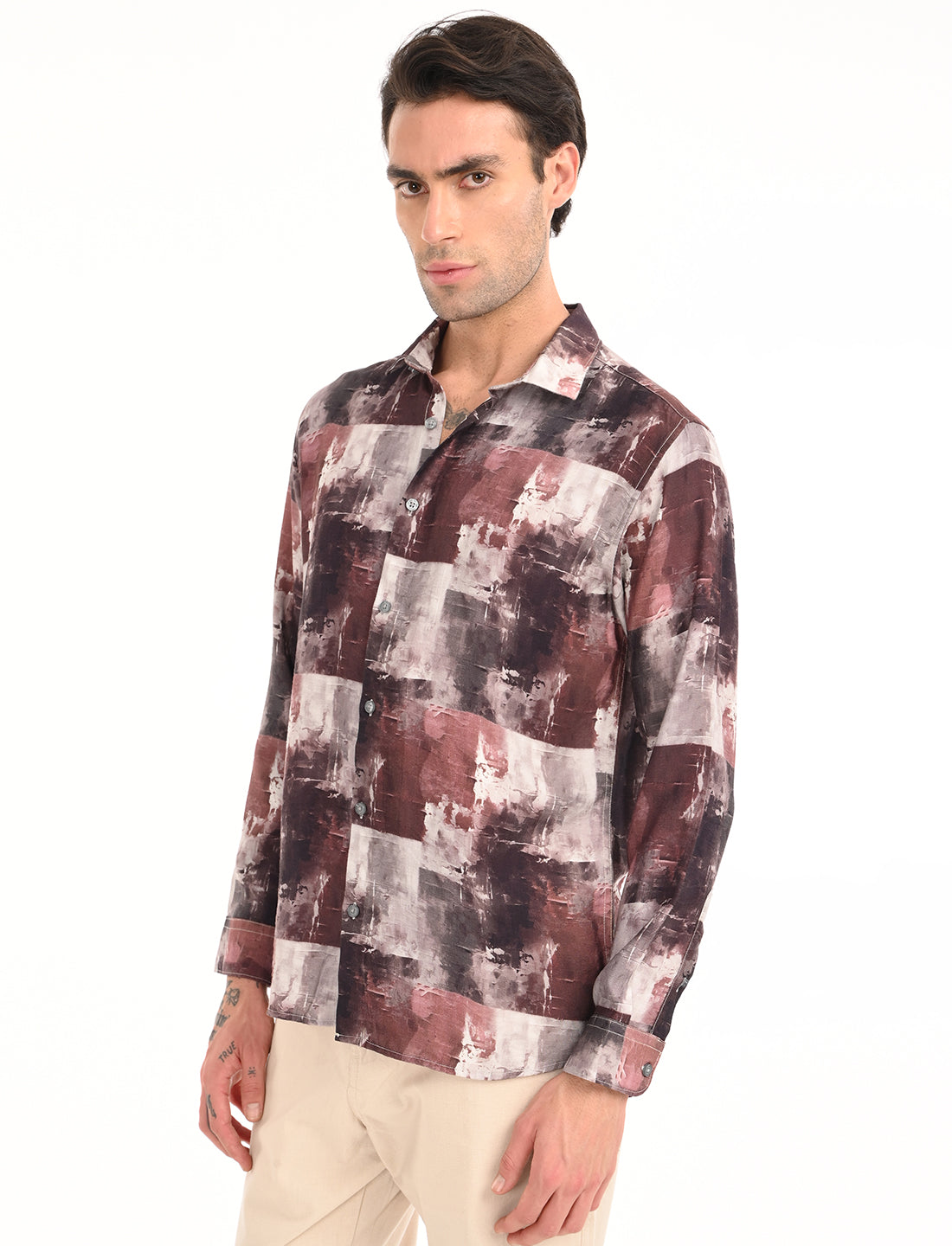 Cinnamon Printed Shirt