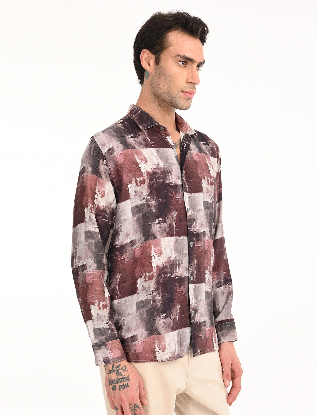 Cinnamon Printed Shirt