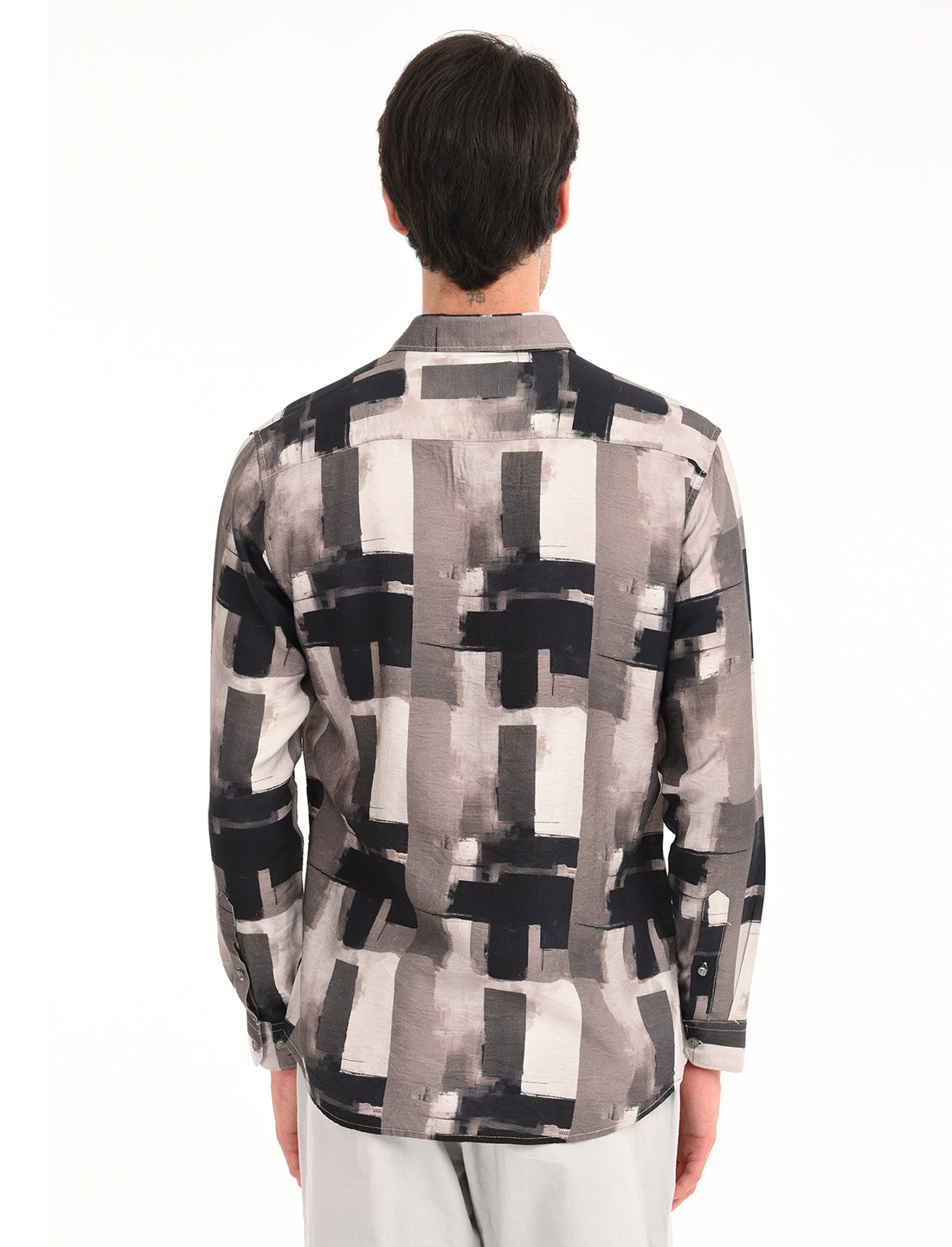 Almond Multi Color Printed Shirt