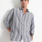 Stripe Elegance Light Grey Striped Shirt