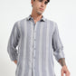 Stripe Elegance Light Grey Striped Shirt