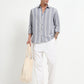 Stripe Elegance Light Grey Striped Shirt