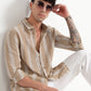 Aurora Beige Stripe Shirt
