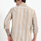 Aurora Beige Stripe Shirt