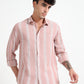 Stripe Elegance Pink Striped Shirt