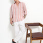 Stripe Elegance Pink Striped Shirt