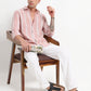 Stripe Elegance Pink Striped Shirt