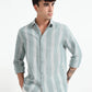 Aurora Blue Stripe Shirt