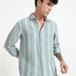 Aurora Blue Stripe Shirt