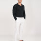 Vega White Linen Blend Trouser