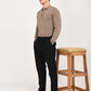 Vega Black Linen Blend Trouser