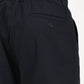 Nova Navy Blue Linen Blend Trouser back pocket detail with button, perfect for casual and streetwear styling.