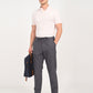 Vega Dark Grey Linen Blend Trouser
