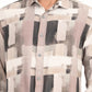 Beige Printed Tailored Fit Shirt