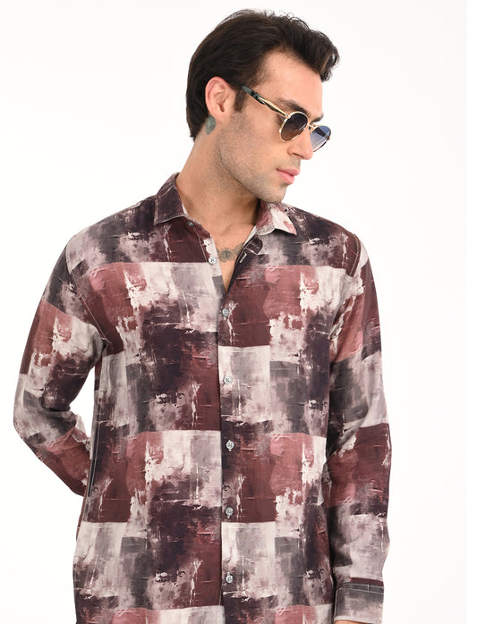 Cinnamon Printed Shirt