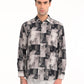 Ash Grey Printed Shirt
