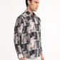 Ash Grey Printed Shirt