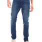 Slim Fit Mid Blue Jeans