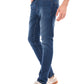 Slim Fit Mid Blue Jeans