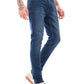 Slim Fit Mid Blue Jeans