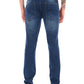 Slim Fit Mid Blue Jeans