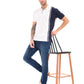 Slim Fit Mid Blue Jeans