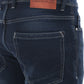 Dark Blue Mid Rise Slim Fit Jeans