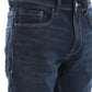 Dark Blue Mid Rise Slim Fit Jeans
