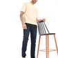 Dark Blue Mid Rise Slim Fit Jeans