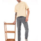 Light Grey Mid Rise Slim Fit Jeans