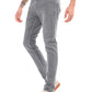 Light Grey Mid Rise Slim Fit Jeans