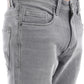 Light Grey Mid Rise Slim Fit Jeans