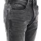 Dark Grey Slim Fit Heavy Fade Jeans