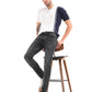 Dark Grey Slim Fit Heavy Fade Jeans