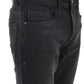 Dark Grey Slim Fit Light Fade Jeans