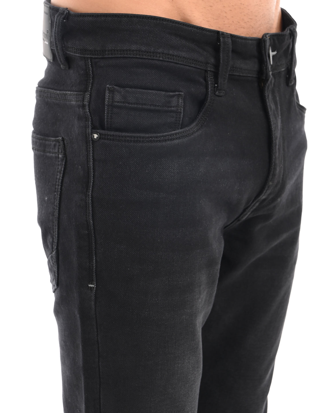 Dark Grey Slim Fit Light Fade Jeans