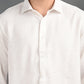 Textured Jacquard White Shirt