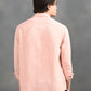 Berit Pink Textured Jacquard Shirt