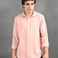 Berit Pink Textured Jacquard Shirt
