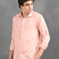 Berit Pink Textured Jacquard Shirt